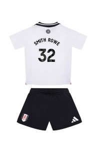 Fulham Emile Smith Rowe #32 Babyklær Hjemme Fotballdrakt til barn 2024-25 Korte ermer (+ Korte bukser)